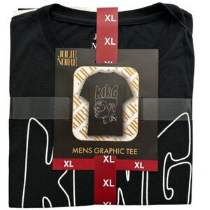 Jolie Noire Men's Black History Graphic Print Short‎ Sleeve Crewneck Tee